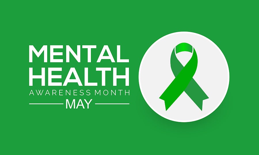 Picture/Image: "May is Mental Health Awareness Month"